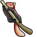 Red Panda arrow cursor