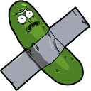 Rick and Morty Duct Tape Pickle Rick hand cursor