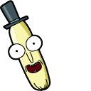 Rick and Morty Mr. Poopybutthole & Cane hand cursor