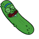 Rick and Morty Pickle Rick Animated hand cursor