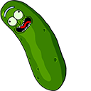 Rick and Morty Pickle Rick Moving Animated arrow cursor