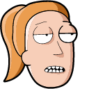 Rick and Morty Summer Smith & Phone hand cursor