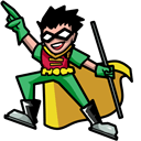 Robin & Logo hand cursor