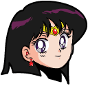 Sailor Moon Sailor Mars & Star Power Stick Animated hand cursor