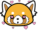 Sanrio Aggretsuko Animated hand cursor