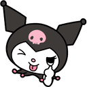 Sanrio Kuromi Animated hand cursor