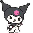 Sanrio Kuromi arrow cursor