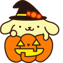 Sanrio Pompompurin in Pumpkin Animated arrow cursor