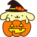 Sanrio Pompompurin in Pumpkin Animated hand cursor