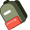 School Bag Animated arrow cursor