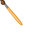 School Brush & Palette Animated arrow cursor