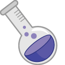 School Chemical Flask & Molecule arrow cursor