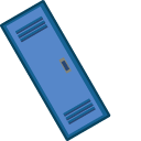 School Locker Animated hand cursor