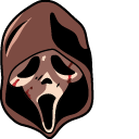 Scream Ghostface Animated hand cursor