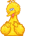 Sesame Street Big Bird Animated arrow cursor