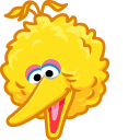 Sesame Street Big Bird Animated hand cursor