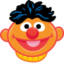 Sesame Street Ernie Animated hand cursor