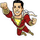 Shazam Flying Animated arrow cursor