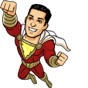 Shazam Flying Animated hand cursor