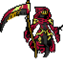 Shovel Knight Specter Knight Pixel Animated hand cursor