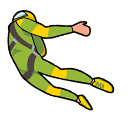 Skydiving Animated arrow cursor