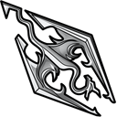 Skyrim Logo & Iron Helmet arrow cursor