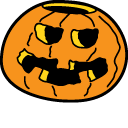 Snoopy in Pumpkin Animated hand cursor