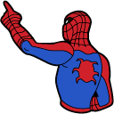 Spider-Man Pointing at Spider-Man Meme arrow cursor