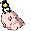 Spirited Away Chihiro & Boh and Yubaba’s Bird arrow cursor