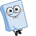 Spongebob Halloween Ghost Animated arrow cursor