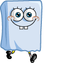 Spongebob Halloween Ghost Animated hand cursor