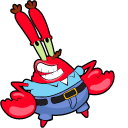 SpongeBob Mr. Krabs & First Dollar hand cursor