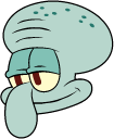 SpongeBob Squidward Tentacles  & Clarinet hand cursor