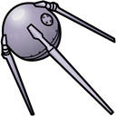 Sputnik 1 & Space Station arrow cursor