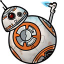 Star Wars BB-8 hand cursor