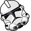 Star Wars Clone Trooper & E-11 Blaster hand cursor