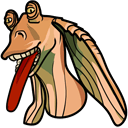 Star Wars Jar Jar Binks hand cursor