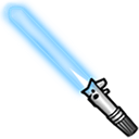 Star Wars Luke Skywalker & Lightsaber arrow cursor