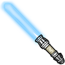 Star Wars Rey Skywalker & Lightsaber arrow cursor