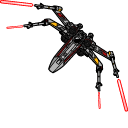 Star Wars X-Wing Starfighter hand cursor