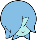 Steven Universe Blue Diamond & Blue Pearl hand cursor