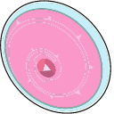 Steven Universe Rose Quartz & Shield arrow cursor