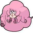 Steven Universe Rose Quartz & Shield hand cursor