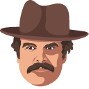 Stranger Things Jim Hopper & Chief Badge hand cursor