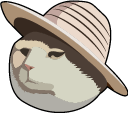 Straw Hat Cat arrow cursor