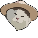 Straw Hat Cat hand cursor