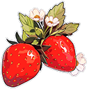 Strawberries & Leaves Animated arrow cursor