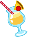 Summer Cocktail Animated arrow cursor