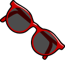 Summer Vibe Glasses Animated hand cursor