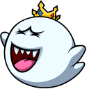 Super Mario King Boo hand cursor